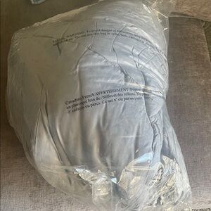 Gray king size mattress topper